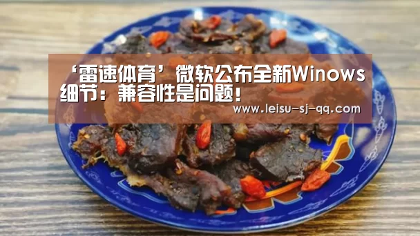 ‘雷速体育’微软公布全新Winows细节:兼容性是问题!(图3) 雷速体育网页版